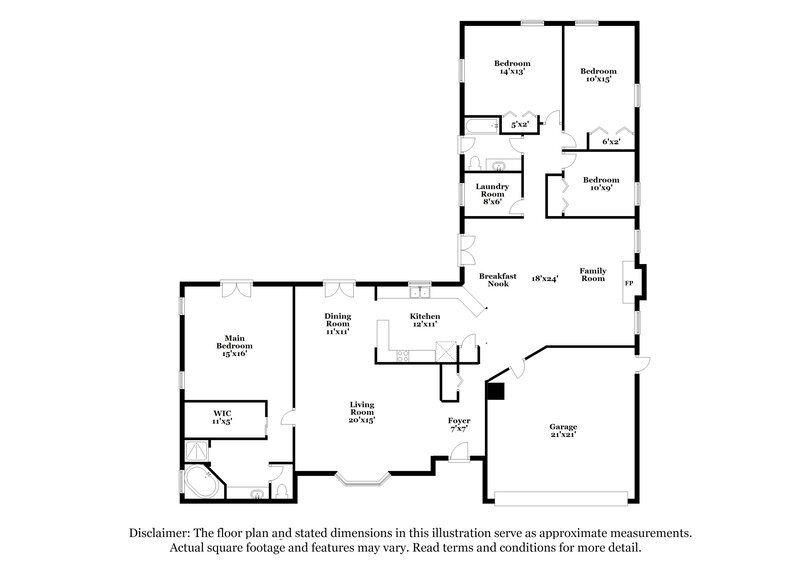 3,060/Mo, 408 Coleman Dr Winter Haven, FL 33884 Floor Plan View