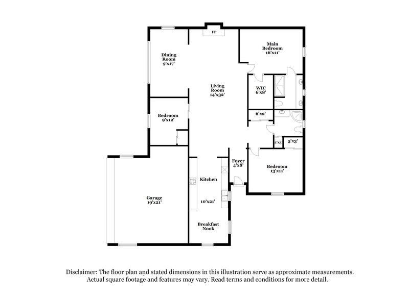 2,040/Mo, 1546 Lake Marion Dr Apopka, FL 32712 Floorplan View
