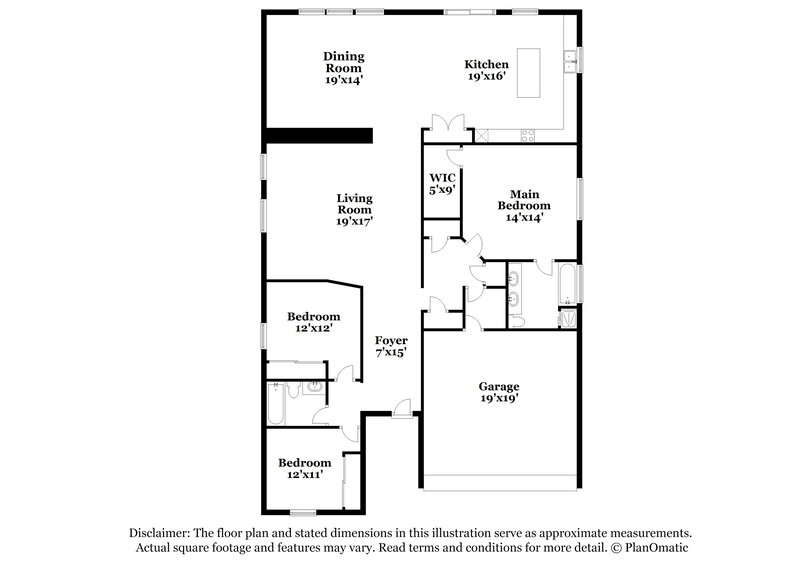 2,430/Mo, 14825 Perdido Dr Orlando, FL 32828 Floor Plan View