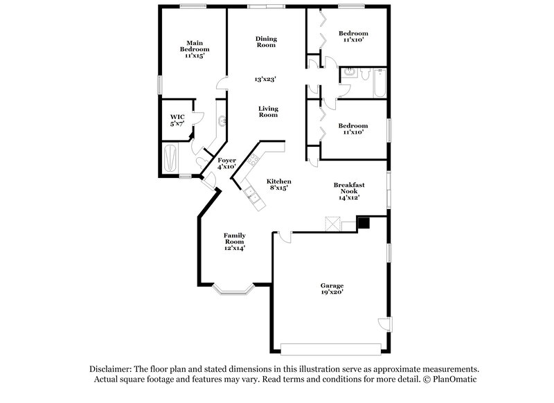 2,205/Mo, 13014 Los Angeles Woods Ln Orlando, FL 32824 Floor Plan View
