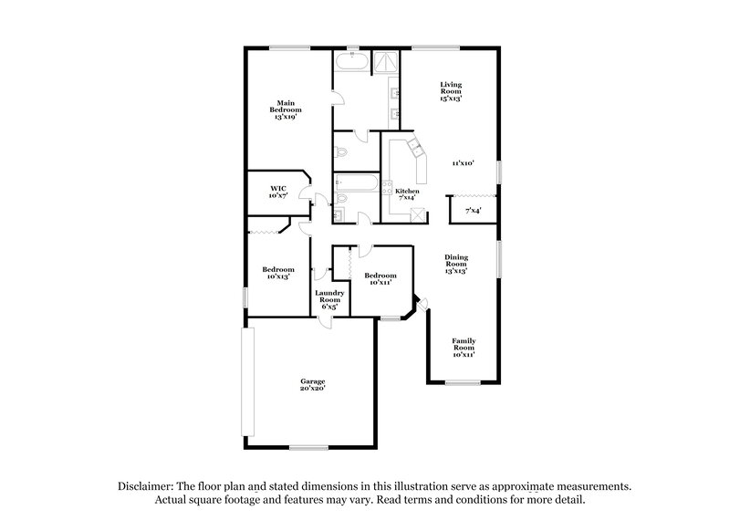 2,125/Mo, 1936 Beardsley Dr Apopka, FL 32703 Floor Plan View