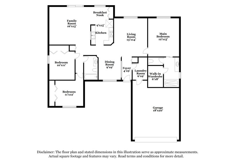 2,195/Mo, 13120 Moonflower Ct Clermont, FL 34711 Floorplan View