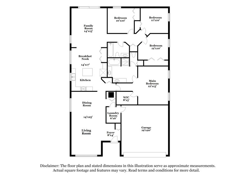 2,345/Mo, 2252 Mallard Creek Cir Kissimmee, FL 34743 Floor Plan View
