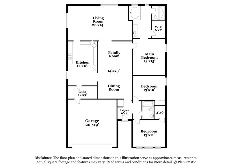 1,890/Mo, 2109 Tealwood Cir Tavares, FL 32778 Floor Plan View