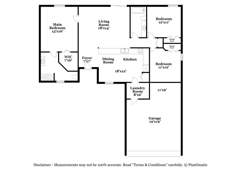 1,960/Mo, 525 Delido Way Kissimmee, FL 34758 Floorplan View