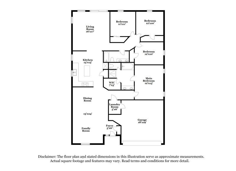 2,670/Mo, 1933 WESTPOINTE CIR Orlando, FL 32835 Floor Plan View