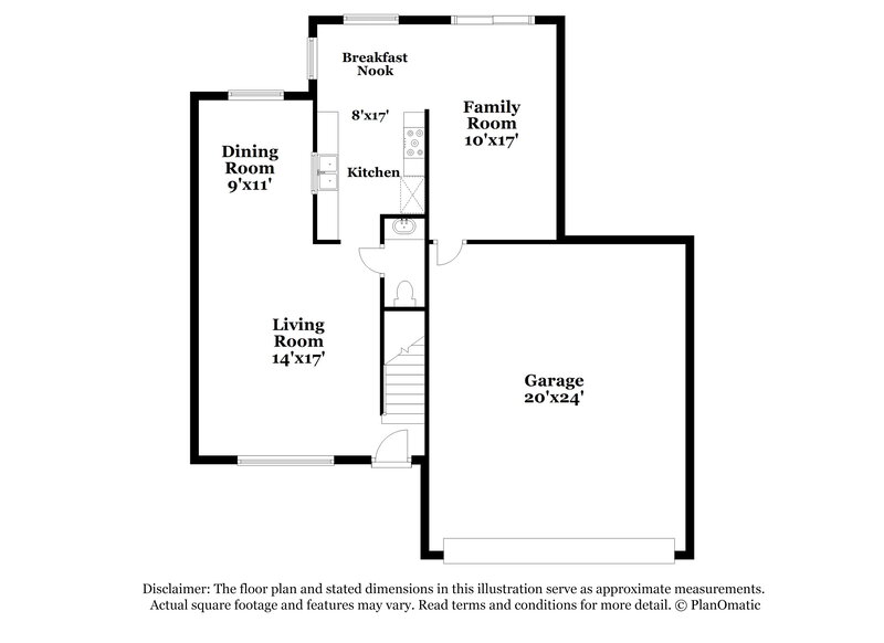 2,420/Mo, 7663 Sapphire Ln Orlando, FL 32822 Floor Plan View