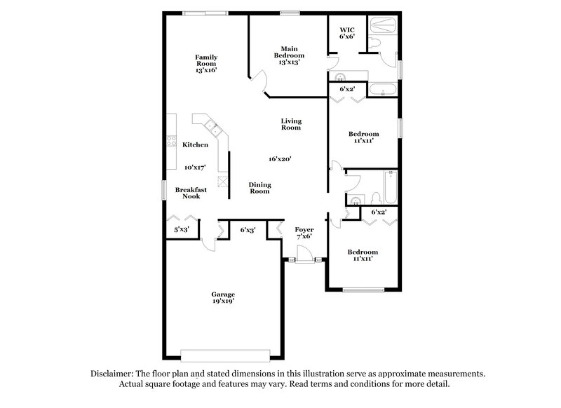 1,815/Mo, 1101 Ronlin St Haines City, FL 33844 Floor Plan View