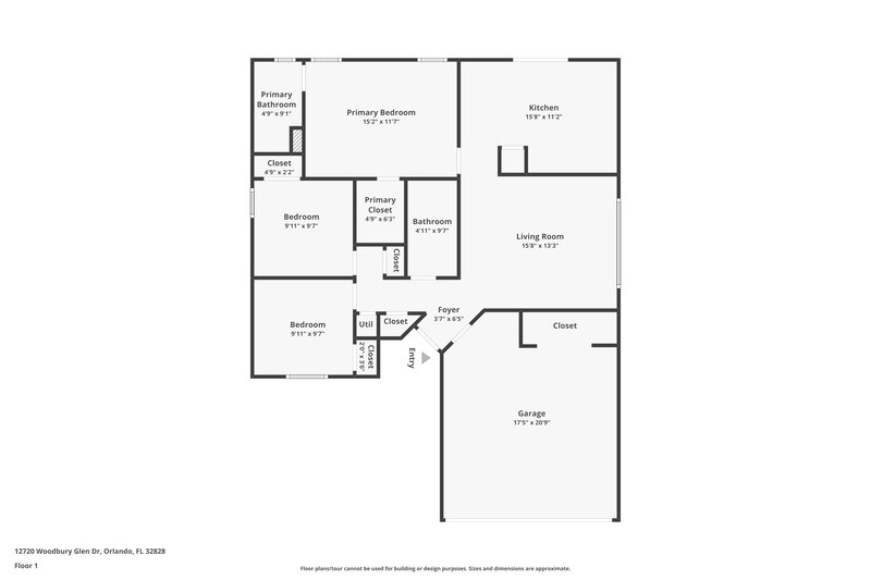 0/Mo, 12720 Woodbury Glen Dr Orlando, FL 32828 Floor Plan View