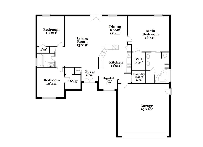 2,220/Mo, 6025 Live Oak Dr Winter Haven, FL 33880 Floor Plan View