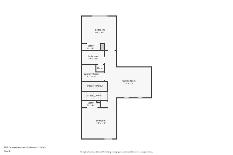 1,885/Mo, 2202 Cypress Knee Loop Kissimmee, FL 34743 Floor Plan View 2
