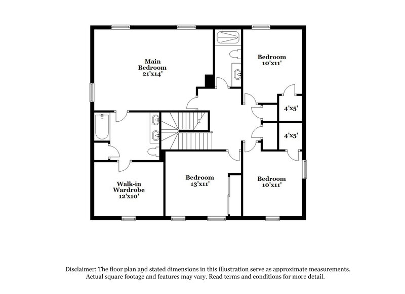 2,440/Mo, 4705 Willoughby St Kissimmee, FL 34758 Floorplan View 2