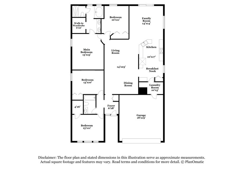 3,290/Mo, 2989 Elbib Drive Saint Cloud, FL 34772 Floor Plan View