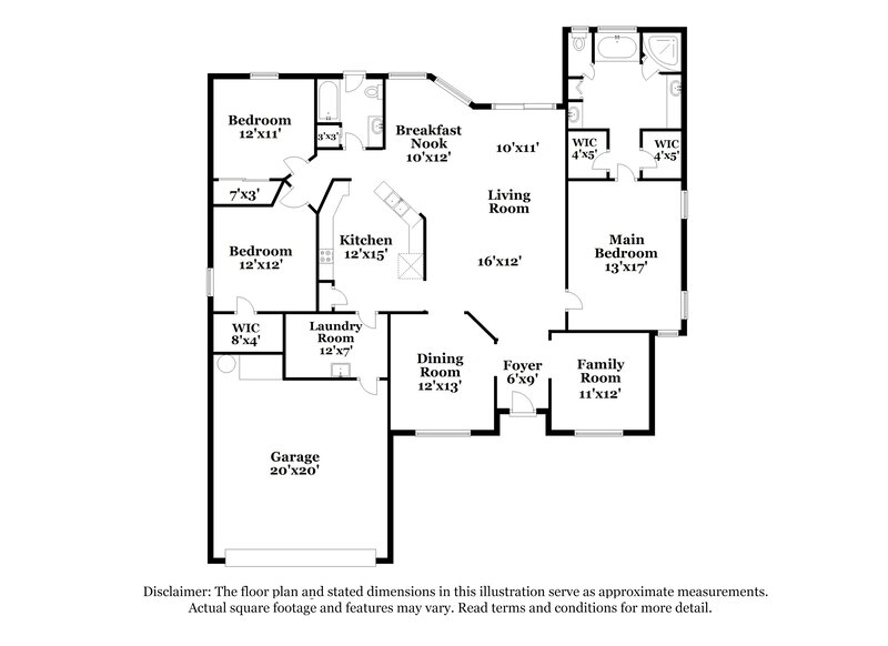 2,305/Mo, 1752 Southern Oak Loop Minneola, FL 34715 Floor Plan View