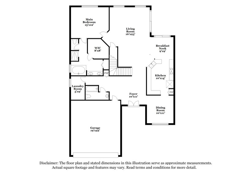 2,645/Mo, 1270 Creekview Court Saint Cloud, FL 34772 Floor Plan View