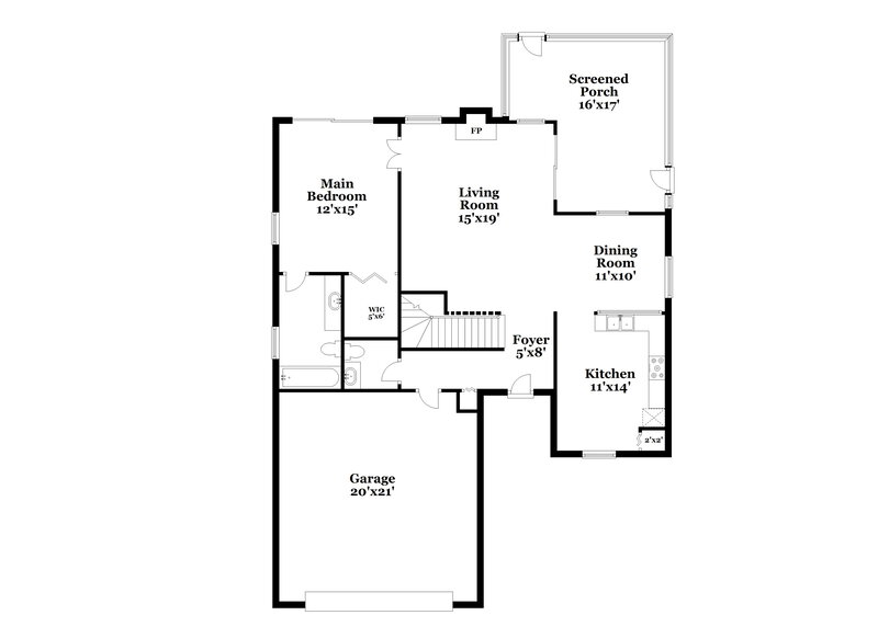 2,220/Mo, 2001 Piedmont Park Boulevard Apopka, FL 32703 Floor Plan View