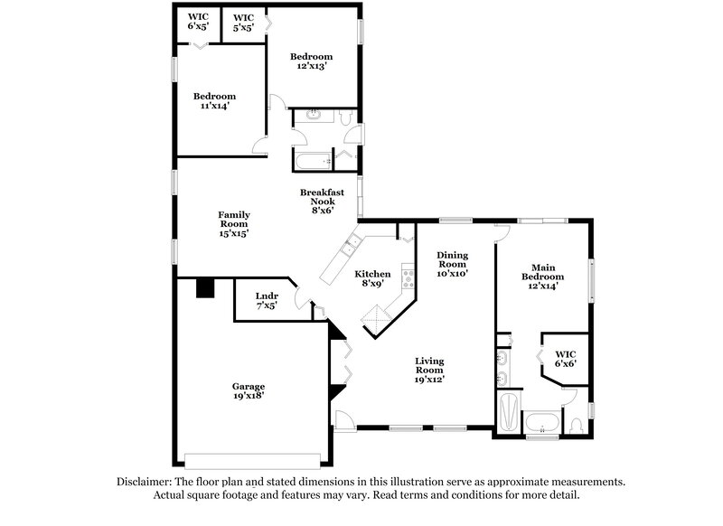 1,885/Mo, 541 Brighton Ct Kissimmee, FL 34758 Floor Plan View