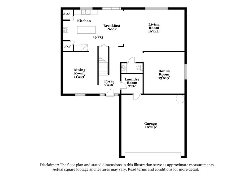 2,400/Mo, 2953 Elbib Dr Saint Cloud, FL 34772 Floor Plan View