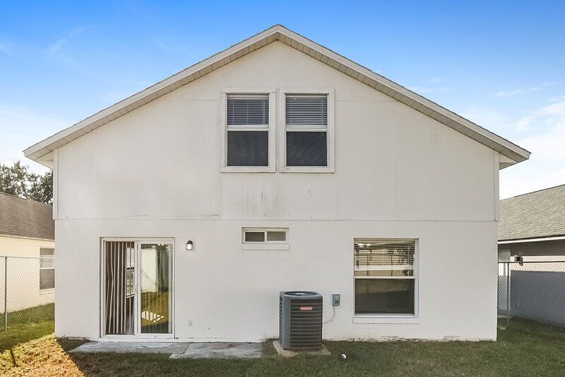 2,000/Mo, 9801 Red Clover Avenue Orlando, FL 32824 Rear View