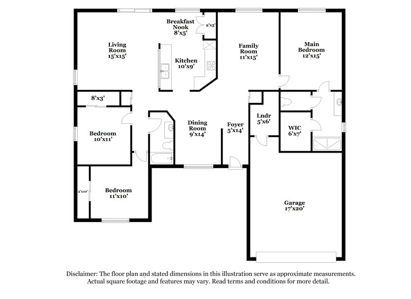 3,500/Mo, 12131 Goldenstar Ln Clermont, FL 34711 Floor Plan View