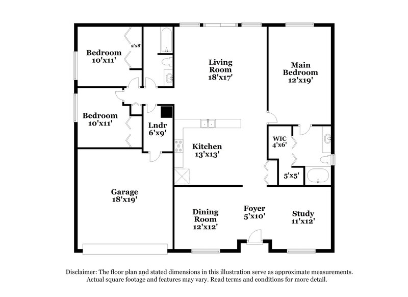 1,735/Mo, 116 Coconut Grove Way Kissimmee, FL 34758 Floor Plan View
