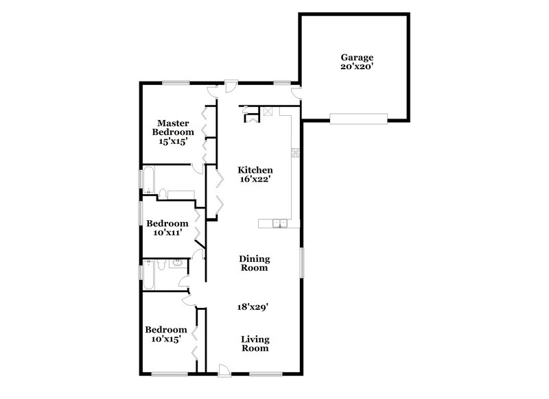 2,260/Mo, 119 Parker Cove Ct Ocoee, FL 34761 Floor Plan View