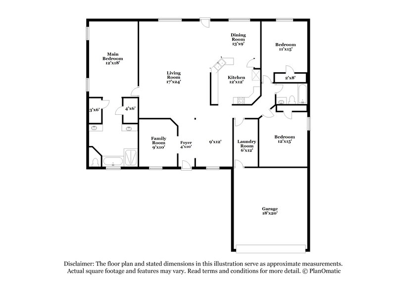 3,250/Mo, 1900 Southern Oak Loop Minneola, FL 34715 Floor Plan View