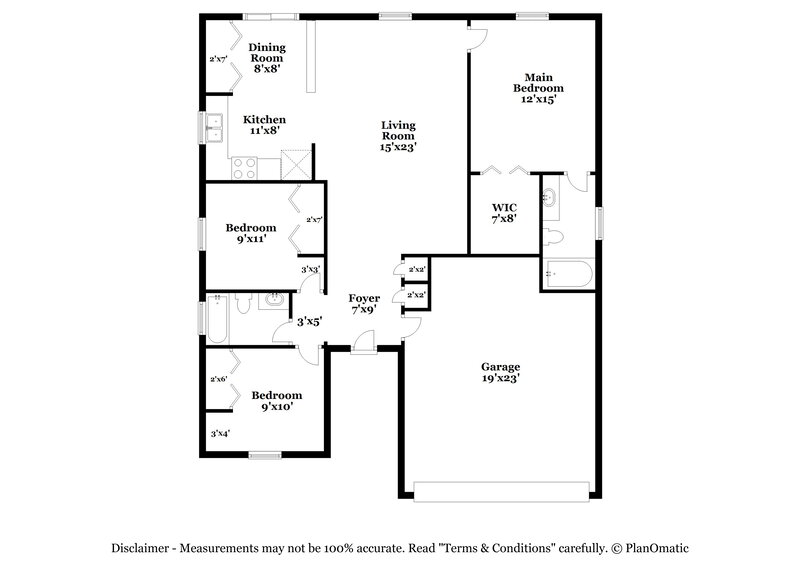2,305/Mo, 12735 Woodbury Oaks Dr Orlando, FL 32828 Floor Plan View