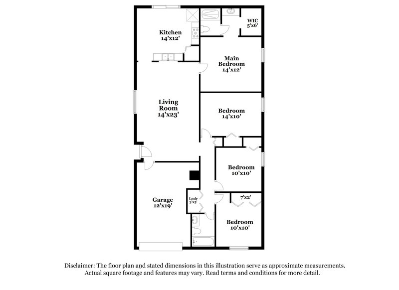 2,100/Mo, 115 Placid Woods Ct Sanford, FL 32773 Floor Plan View