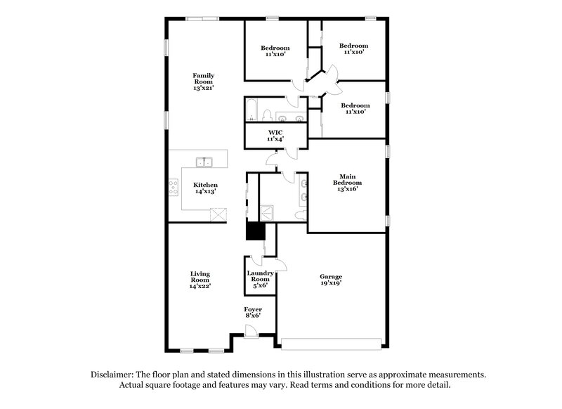 2,450/Mo, 3627 Ryegrass St Clermont, FL 34714 Floor Plan View
