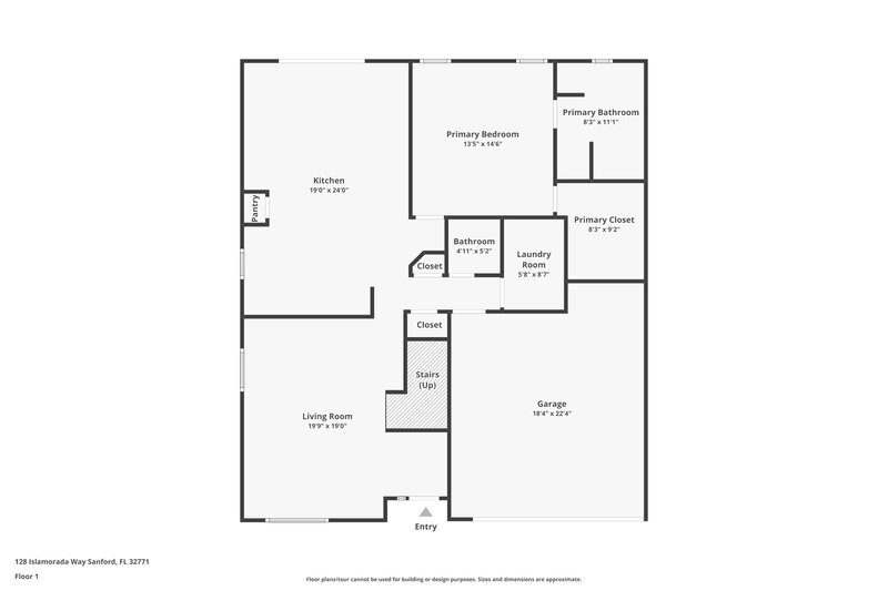 2,515/Mo, 128 Islamorada Way Sanford, FL 32771 Floor Plan View