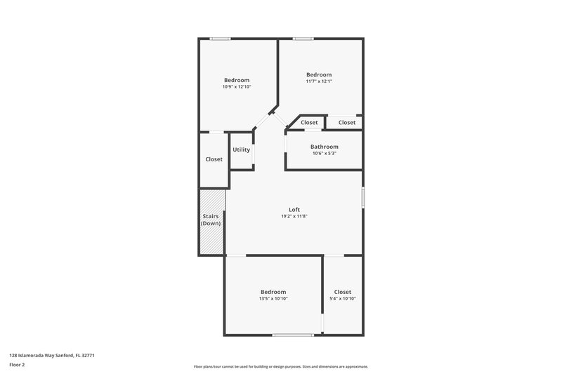 2,515/Mo, 128 Islamorada Way Sanford, FL 32771 Floor Plan View 2