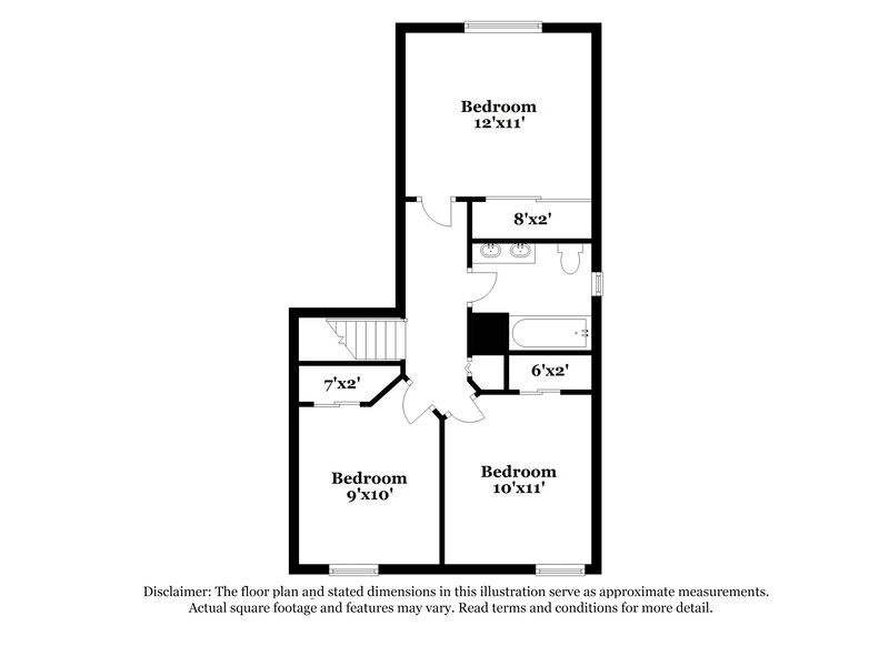 2,185/Mo, 3042 Stillwater Dr Kissimmee, FL 34743 Floor Plan View