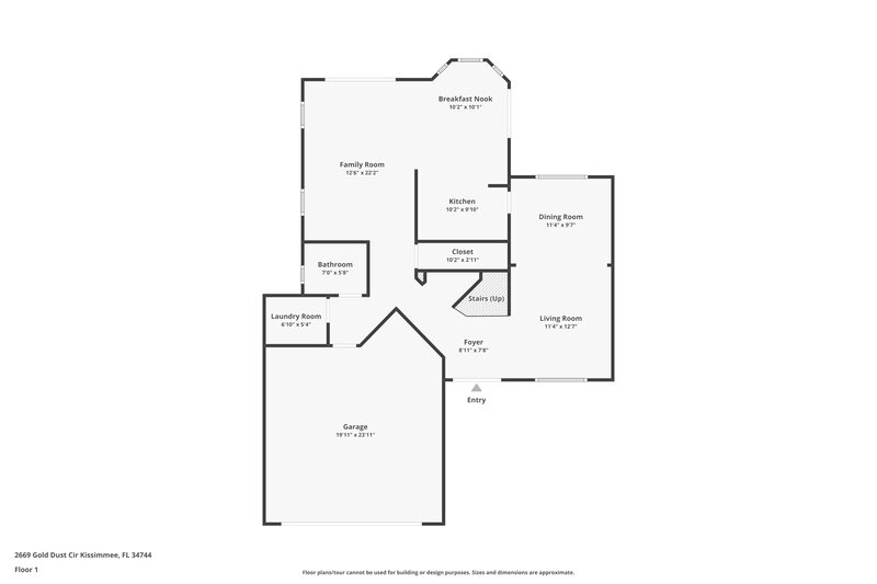 2,565/Mo, 2669 Gold Dust Cir Kissimmee, FL 34744 Floor Plan View