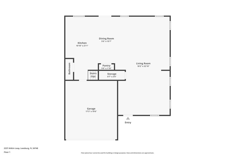 1,815/Mo, 2237 Aitkin Loop Leesburg, FL 34748 Floor Plan View