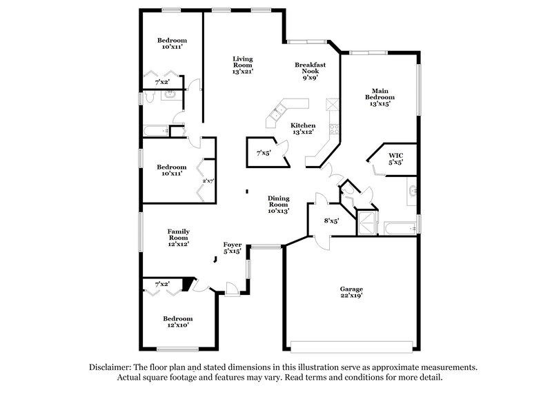 2,765/Mo, 23 Patmore Ash Way Apopka, FL 32703 Floor Plan View