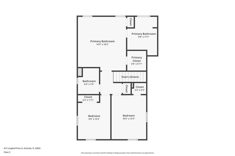 2,340/Mo, 811 Longleaf Pine Ct Orlando, FL 32825 Floor Plan View 2