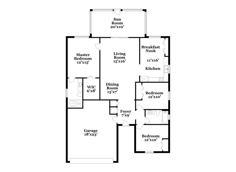 2,265/Mo, 2012 Swift Rd Oviedo, FL 32766 Floor Plan View
