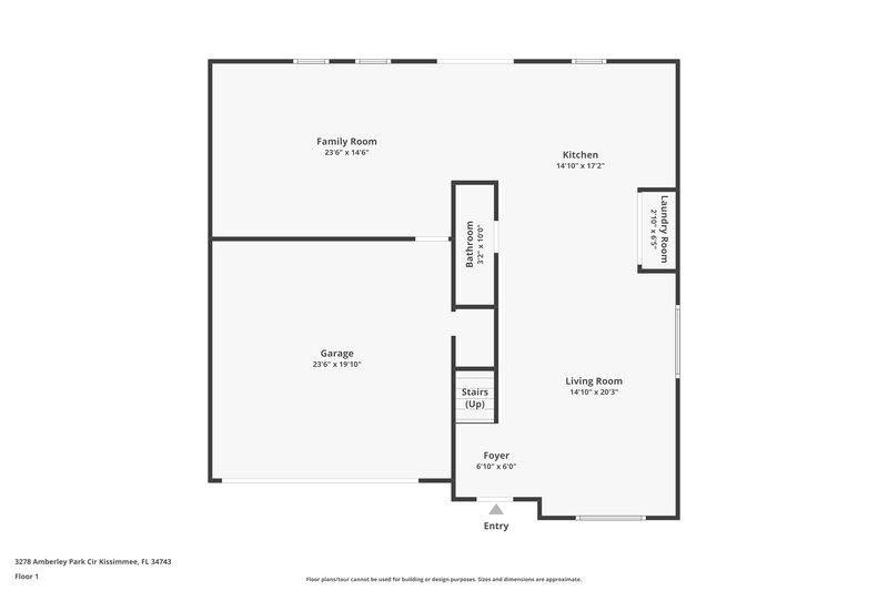 2,705/Mo, 3278 Amberley Park Cir Kissimmee, FL 34743 Floor Plan View