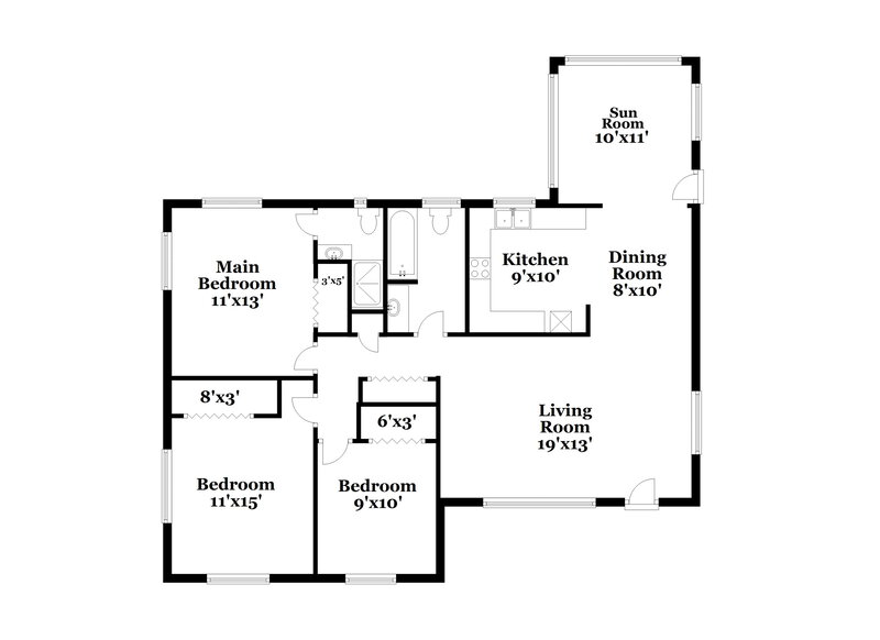 0/Mo, 1720 N Hudson St Orlando, FL 32808 Floor Plan View