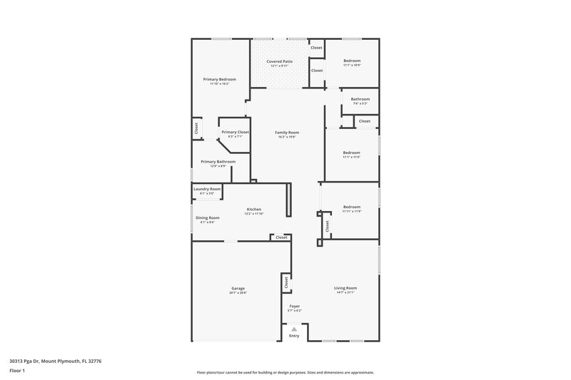 2,145/Mo, 30313 Pga Dr Sorrento, FL 32776 Floor Plan View