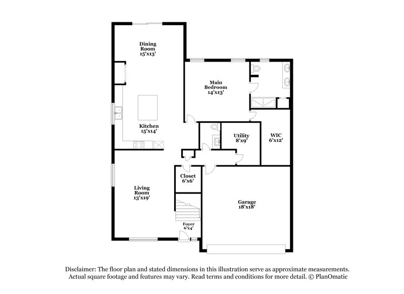 2,420/Mo, 4360 Spring Blossom Dr Kissimmee, FL 34746 Floorplan View