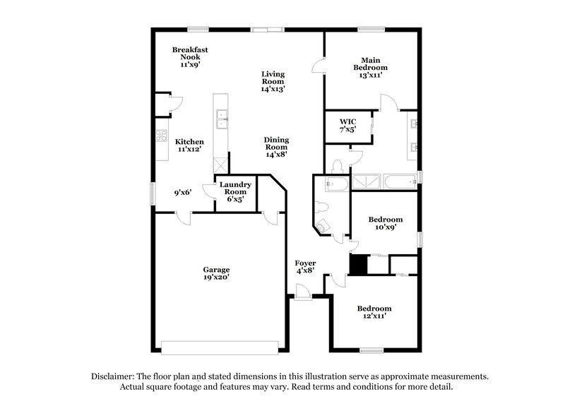 2,350/Mo, 1007 Cinnamon Fern Ct Casselberry, FL 32707 Floor Plan View