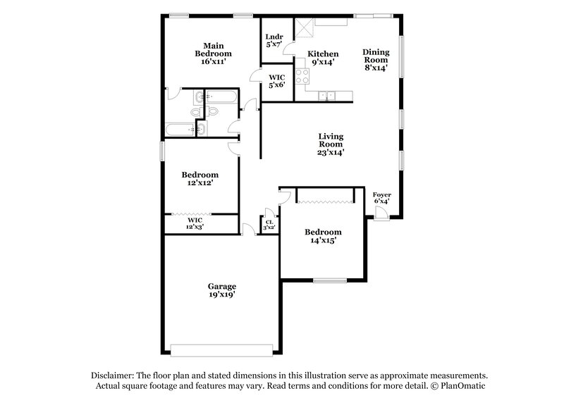 2,345/Mo, 13038 Prairie Meadows Dr Orlando, FL 32837 Floor Plan View