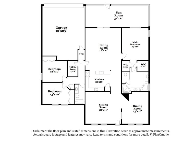 2,550/Mo, 3391 Marshfield Preserve Way Kissimmee, FL 34746 Floor Plan View