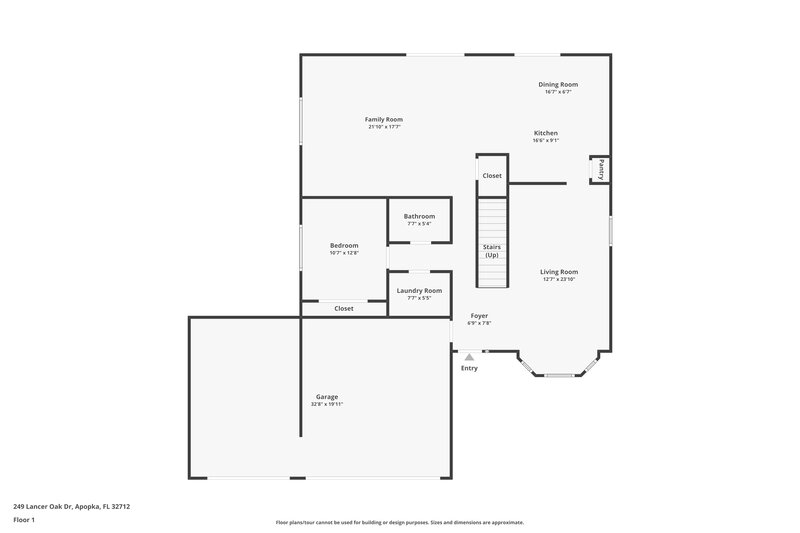 2,890/Mo, 249 Lancer Oak Dr Apopka, FL 32712 Floor Plan View
