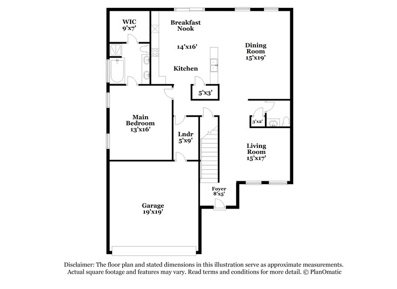 2,655/Mo, 1658 Algonkin Loop Orlando, FL 32828 Floor Plan View