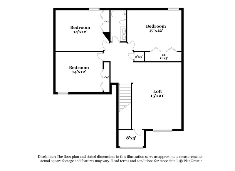 2,655/Mo, 1658 Algonkin Loop Orlando, FL 32828 Floor Plan View 2