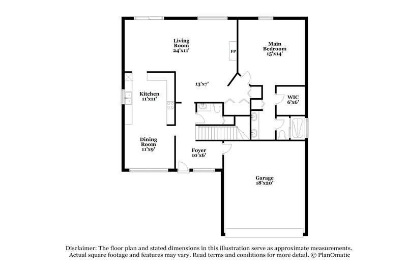 2,540/Mo, 11184 Cypress Leaf Dr Orlando, FL 32825 Floorplan View