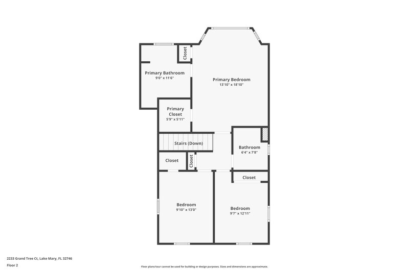 3,570/Mo, 2233 Grand Tree Ct Lake Mary, FL 32746 Floor Plan View